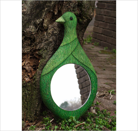 獣鏡トリ壁掛け